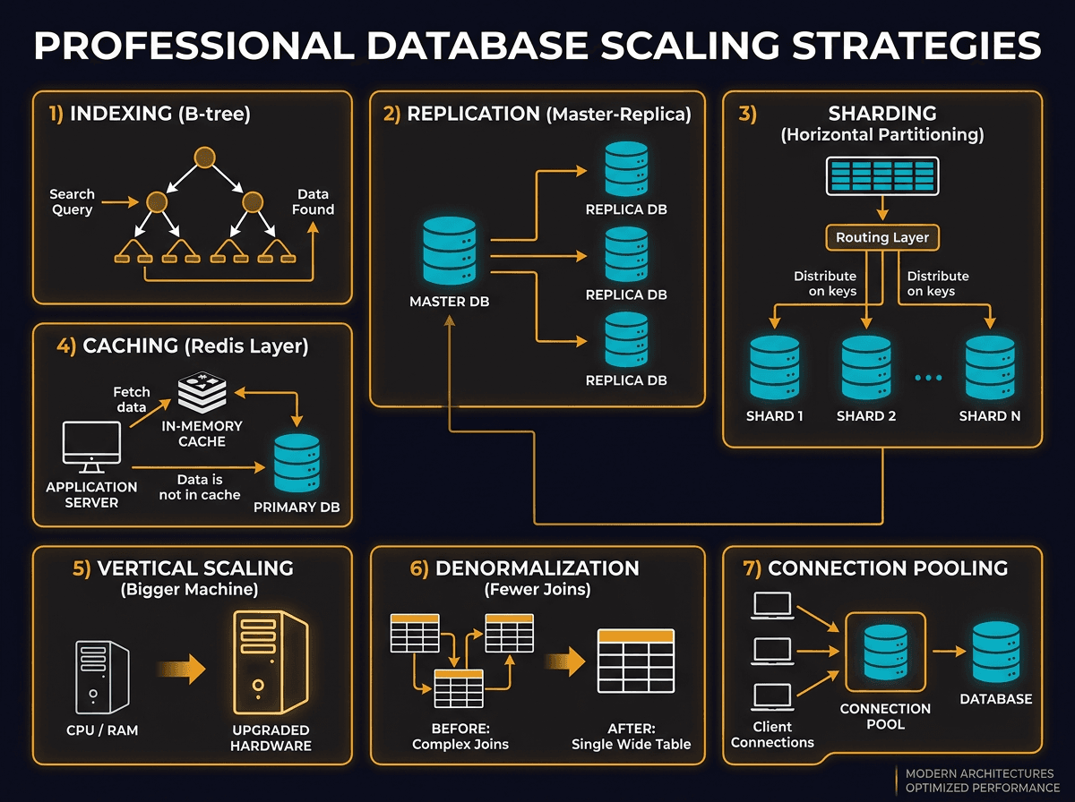 7 must-know strategies to scale your database
