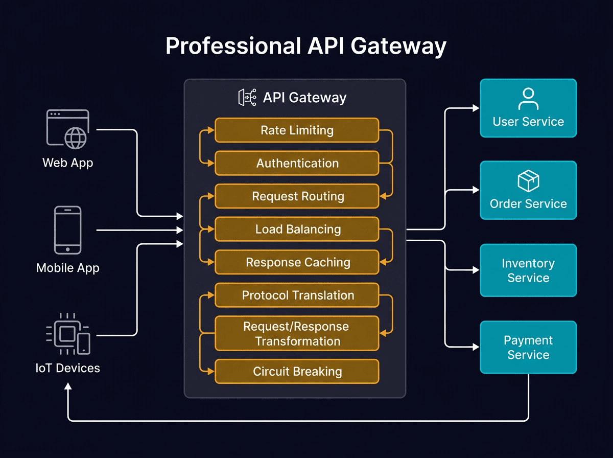 API Gateway 101 diagram