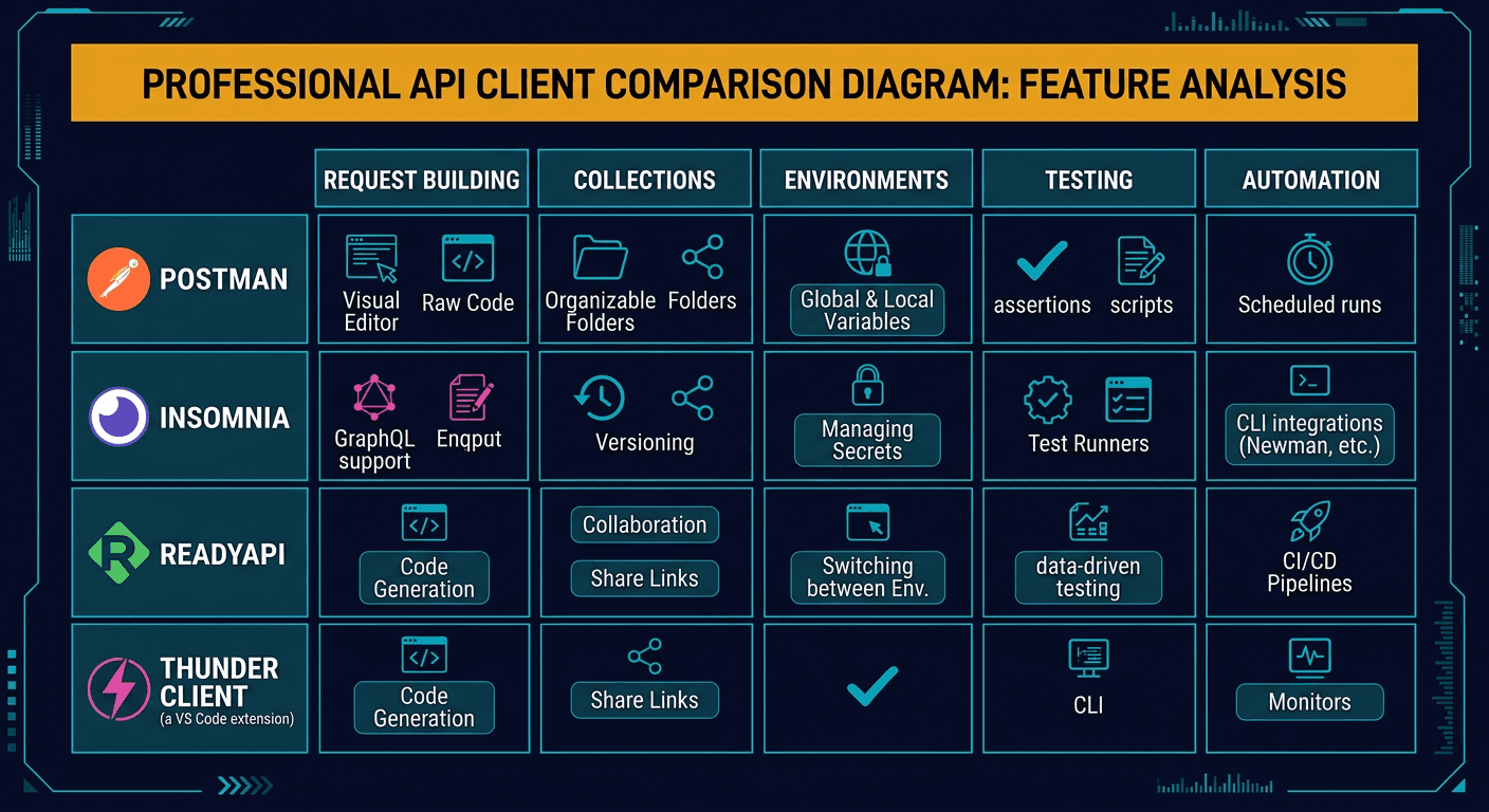 API Clients Comparisont vs. Hoppscotch