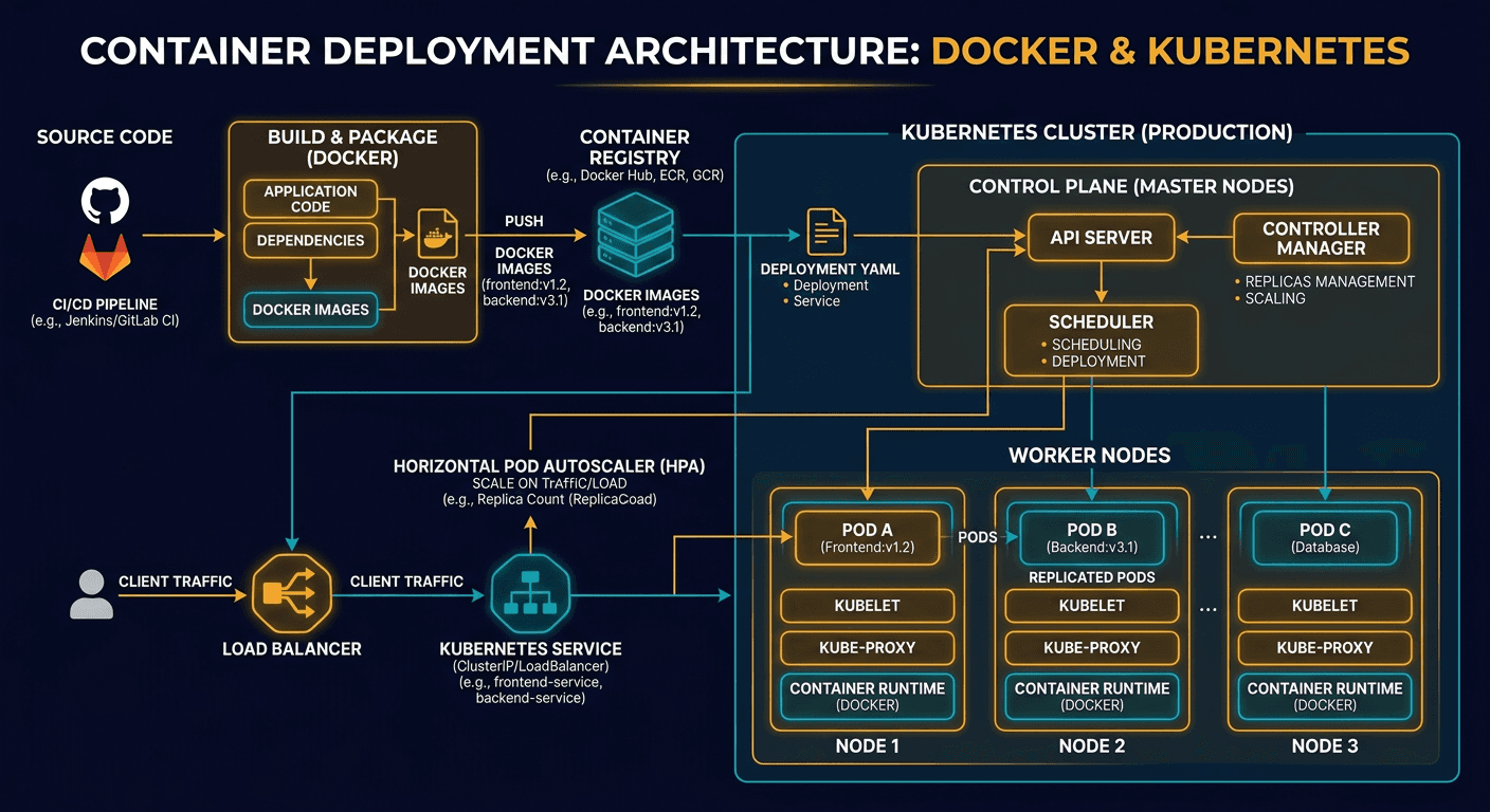 5.Deploy into containers diagram