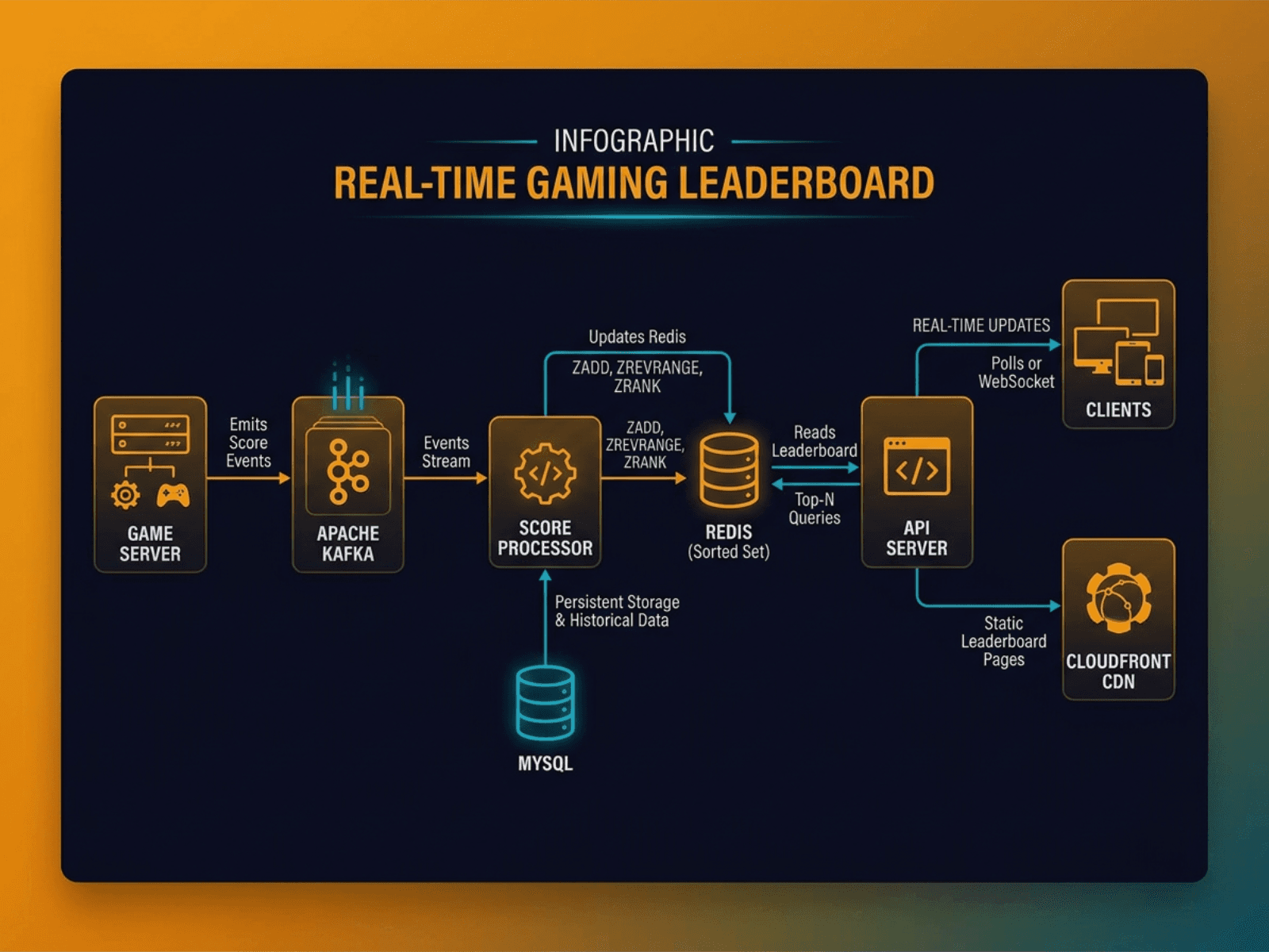 Design a Real-time Gaming Leaderboard