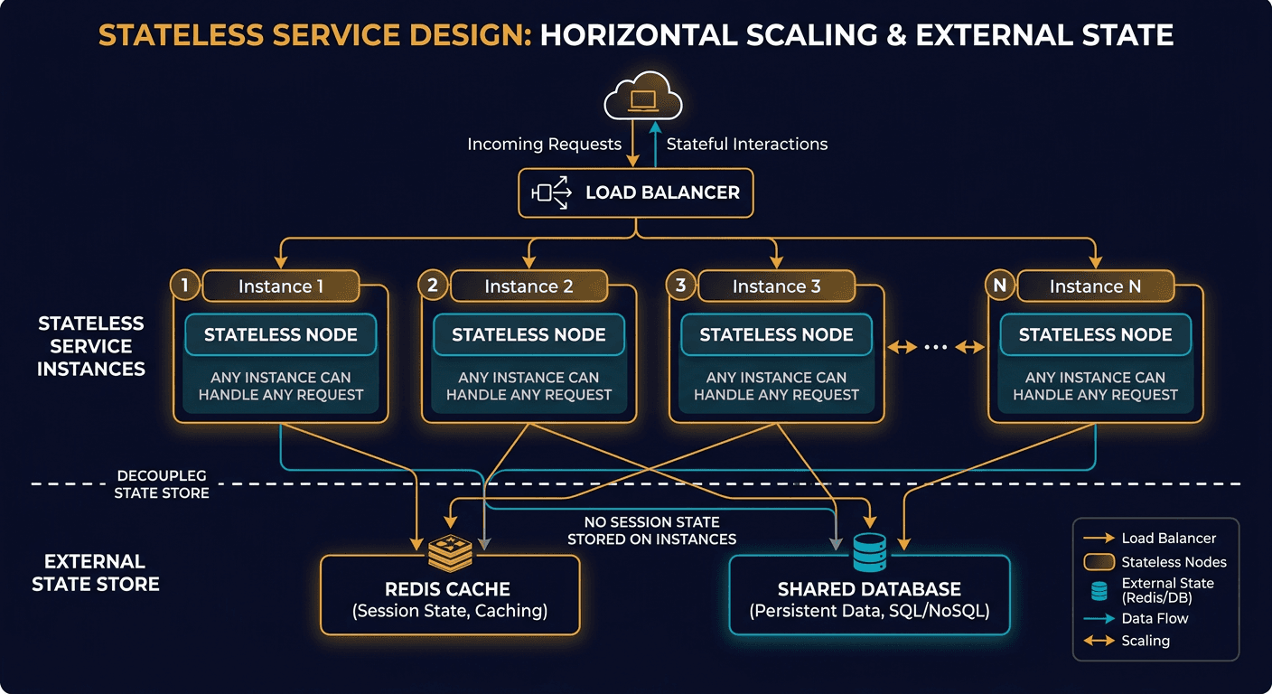 6.Design stateless services diagram