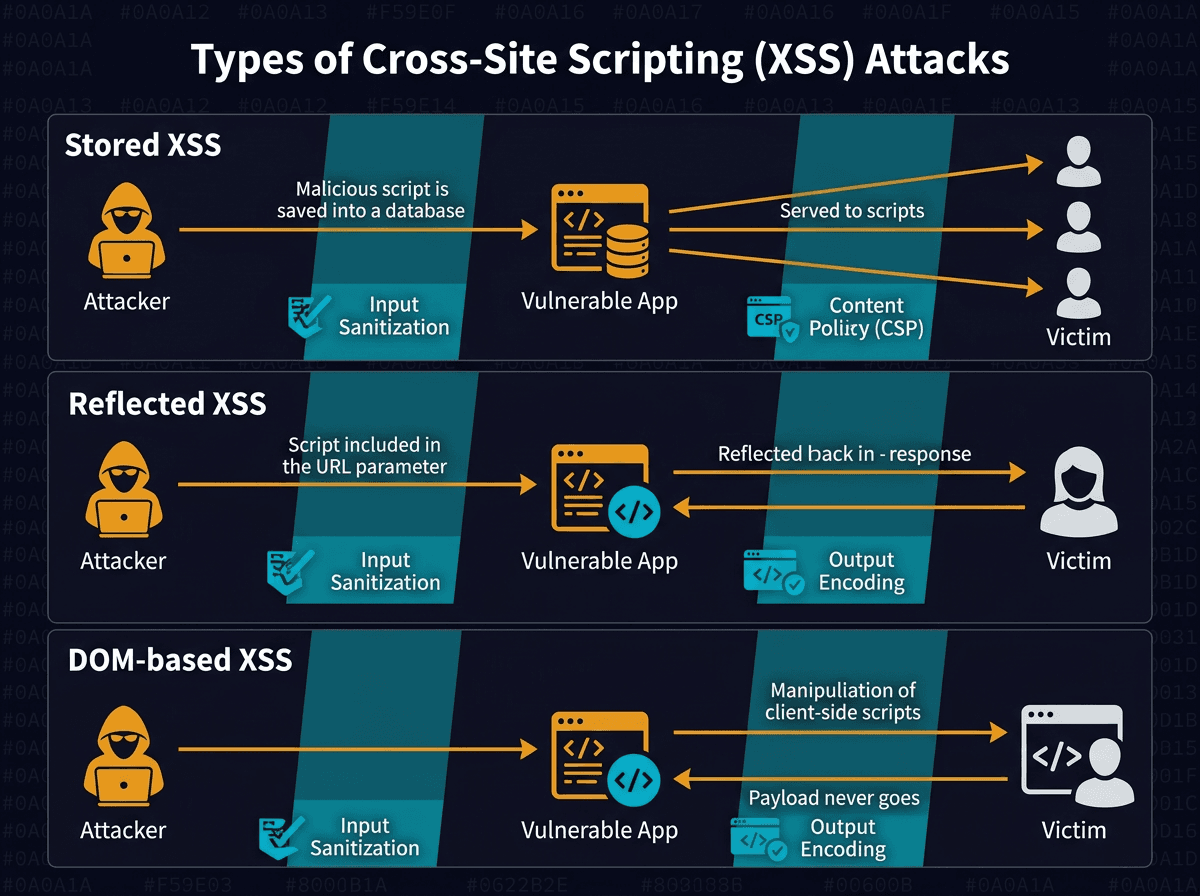 Everything You Need to Know About Cross-Site Scripting (XSS) diagram
