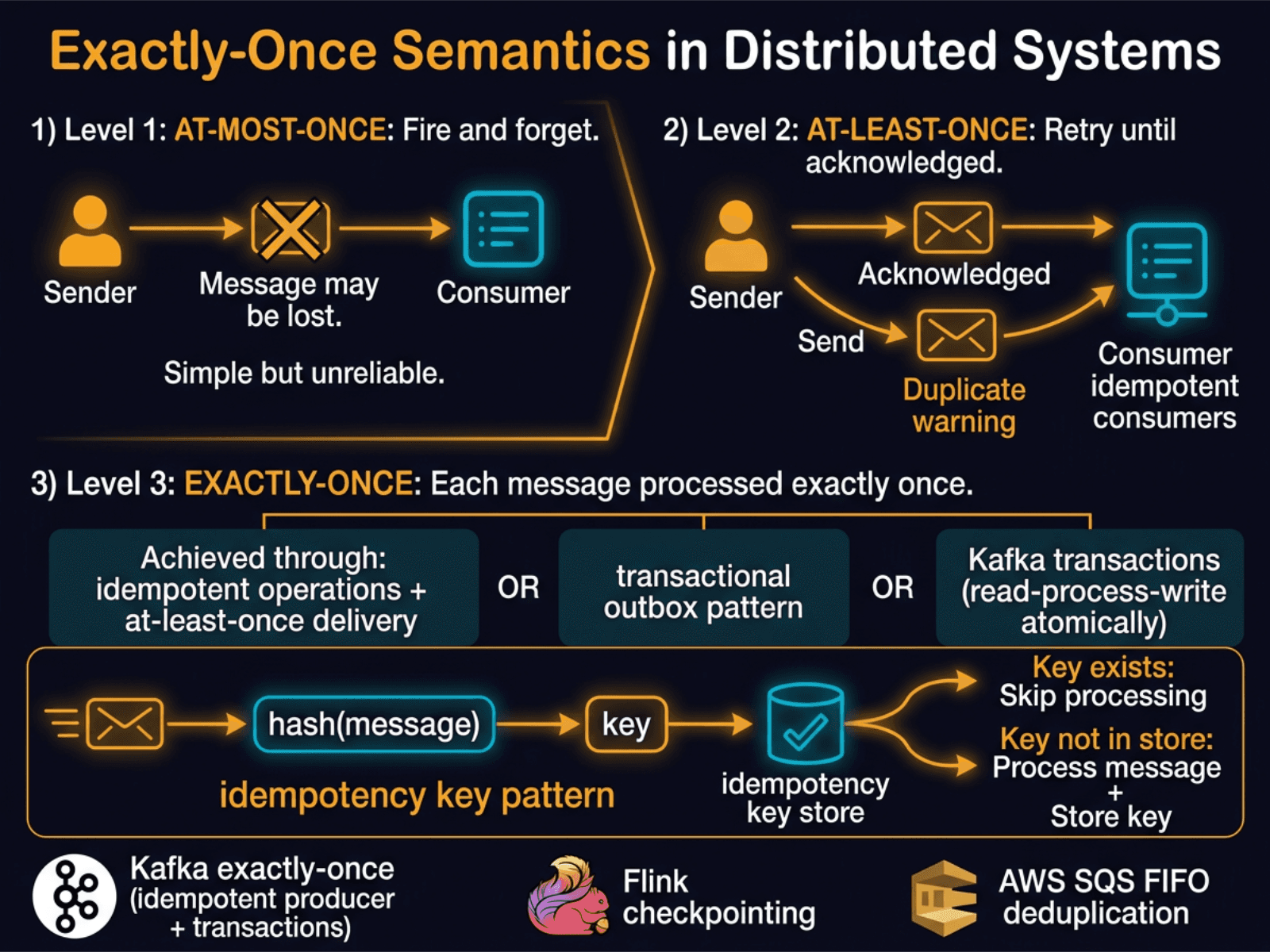 Exactly-Once Semantics in Distributed Systems