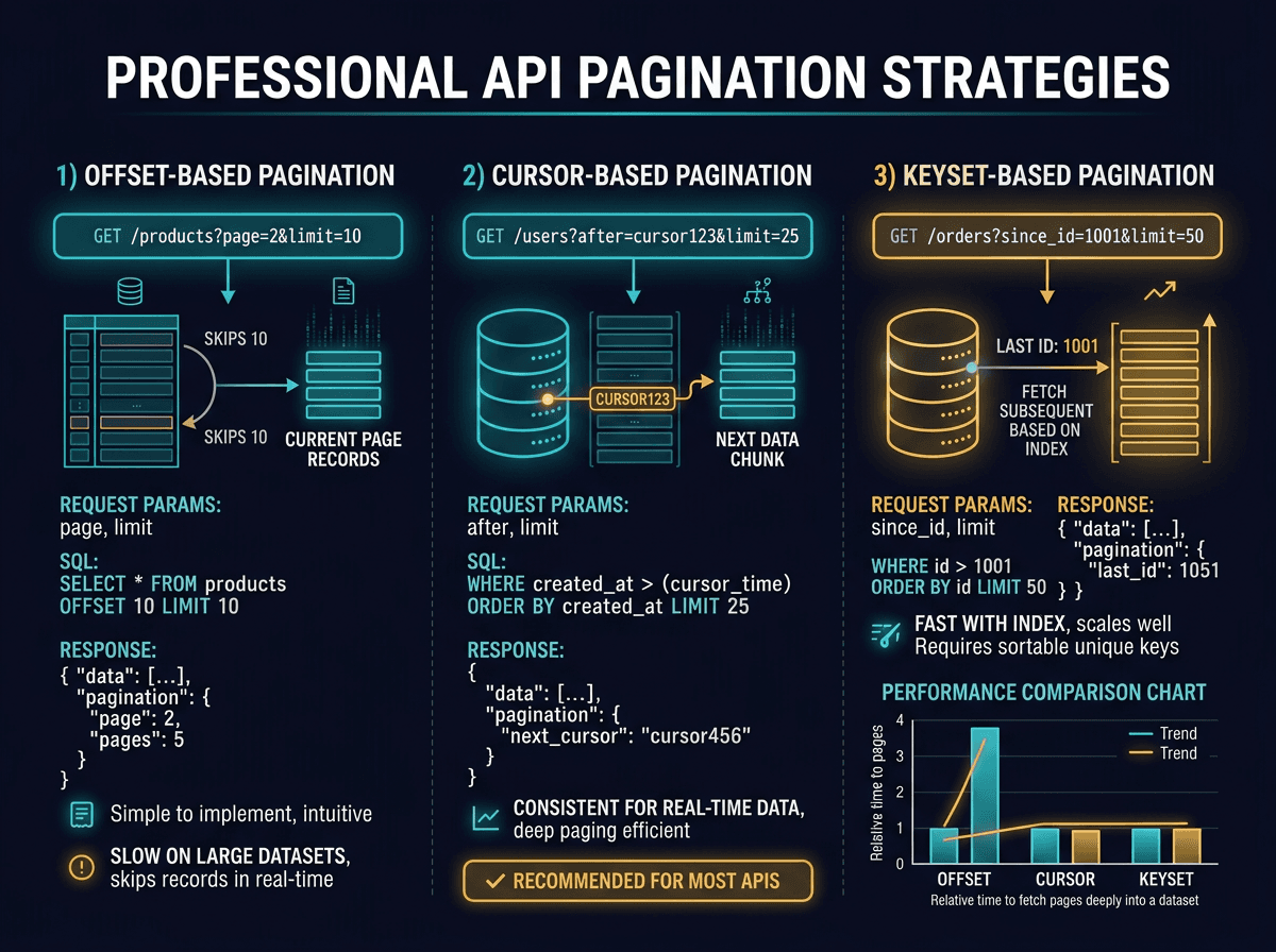 How do we Perform Pagination in API Design diagram