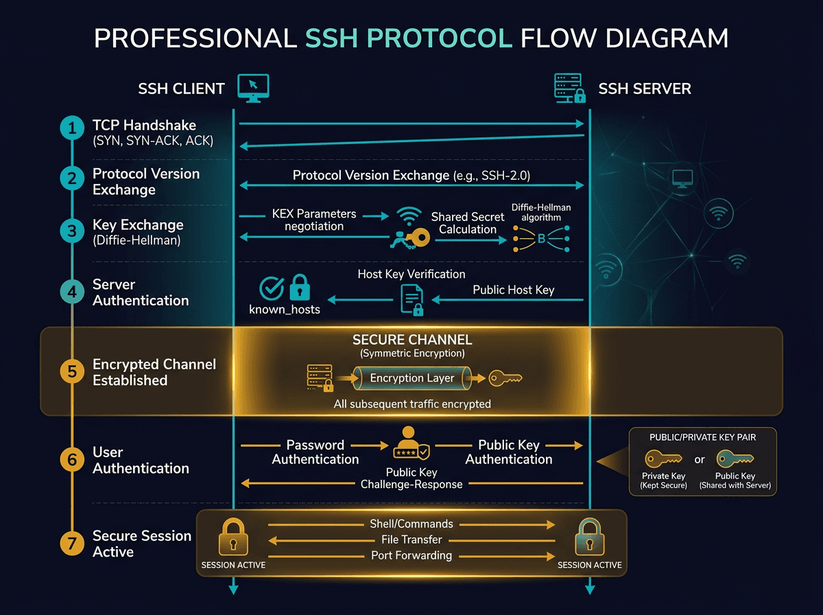 How does SSH work