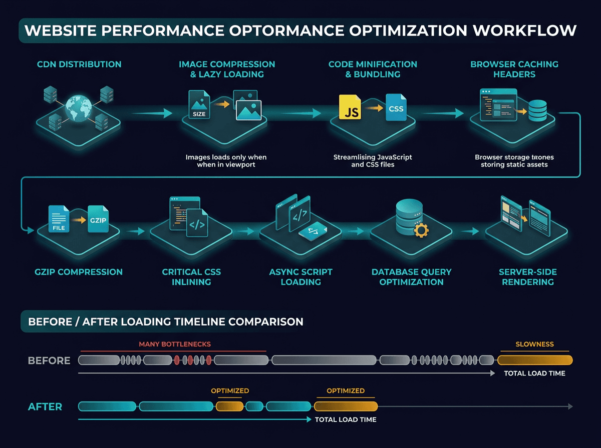 How to load your websites at lightning speed diagram