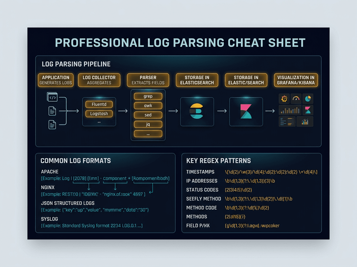 Log Parsing Cheat Sheet