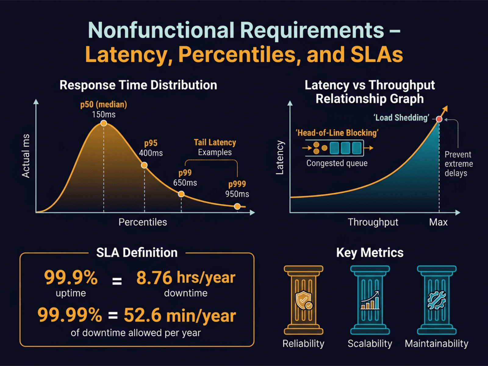 Nonfunctional Requirements: Latency, Percentiles, and SLAs diagram