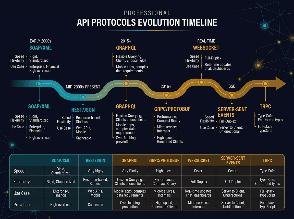 The Evolving Landscape of API Protocols
