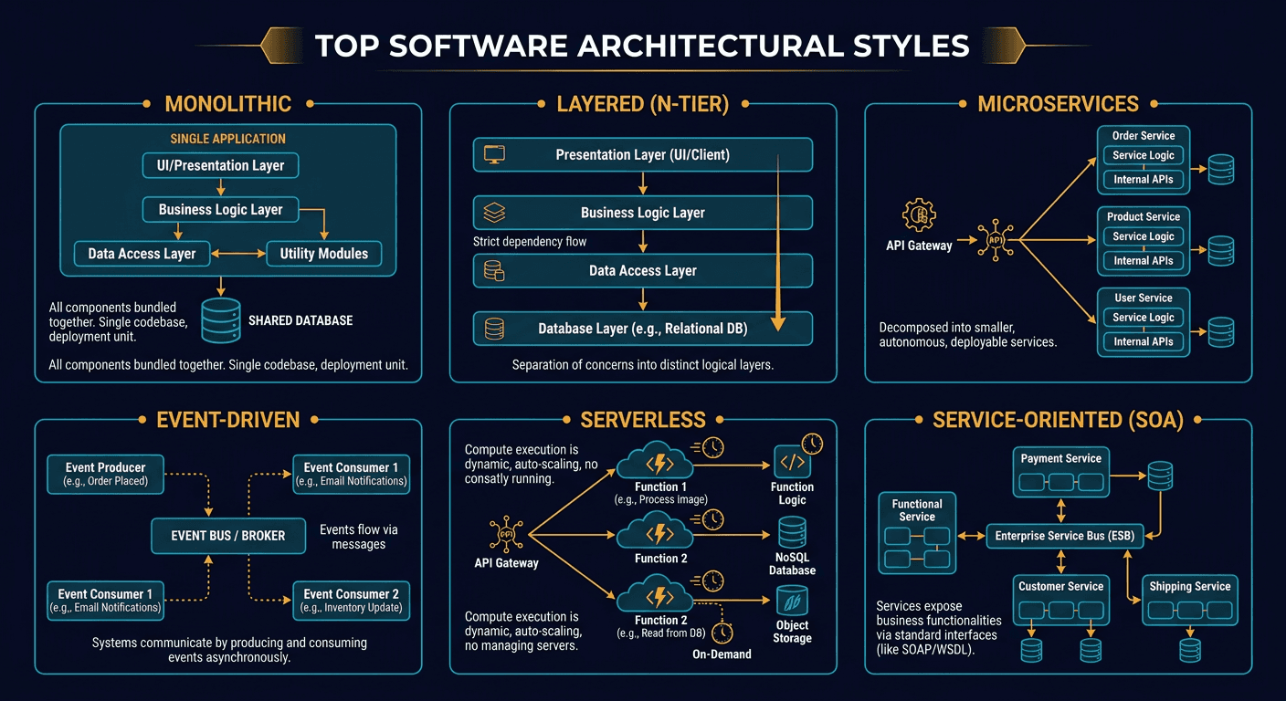 Top Software Architectural Styles