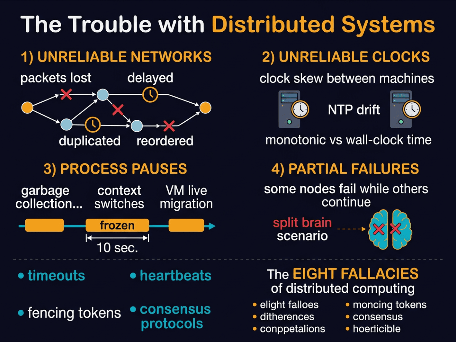 The Trouble with Distributed Systems diagram