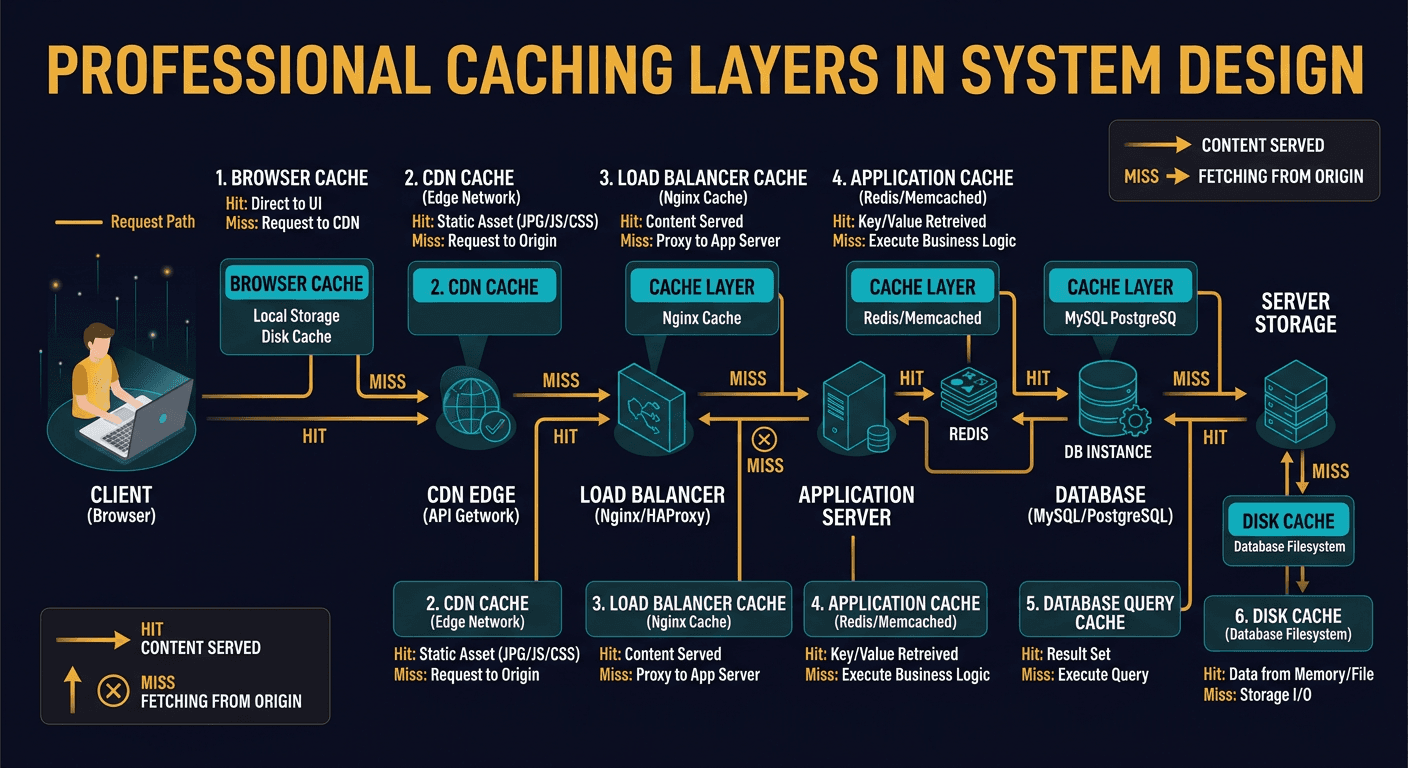 Where do we cache data diagram