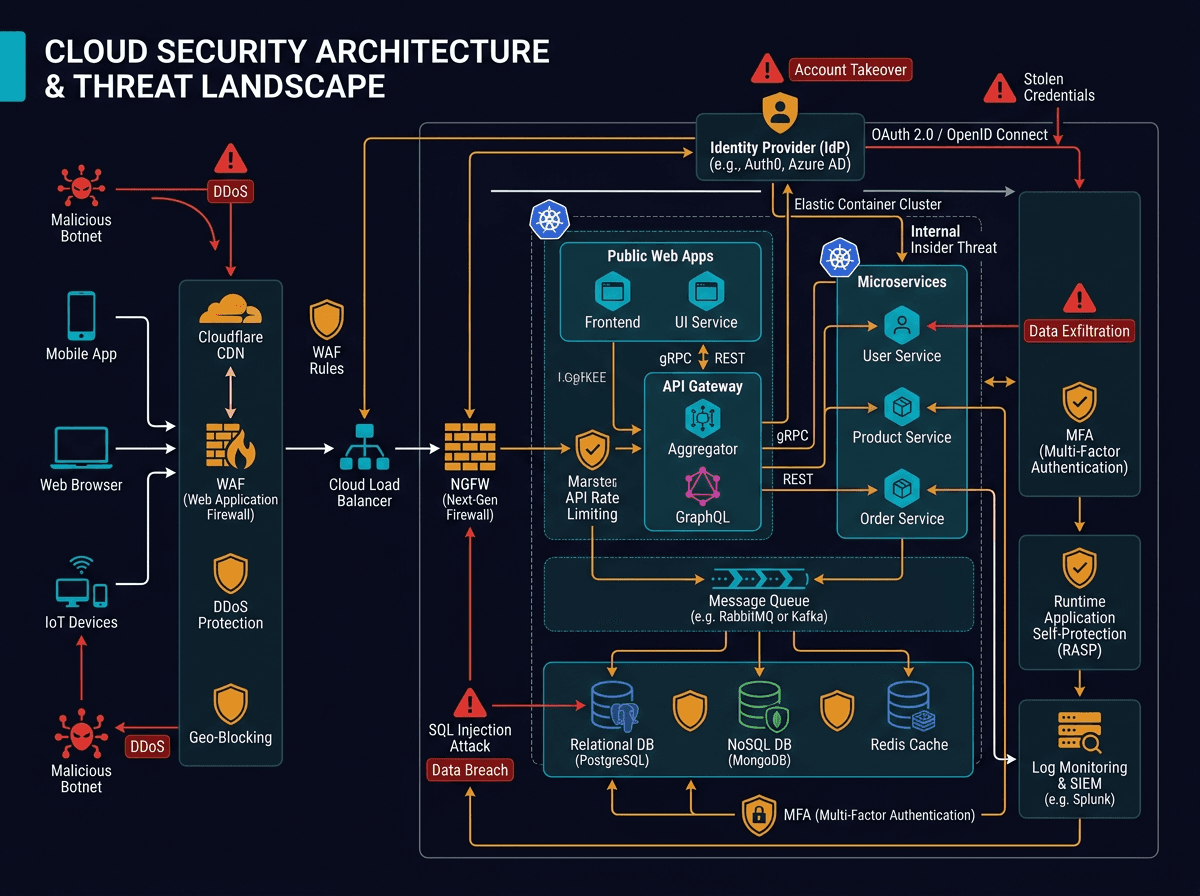 Having said that, it is not that simple, especially with so many services, applications, and potential threats to consider diagram
