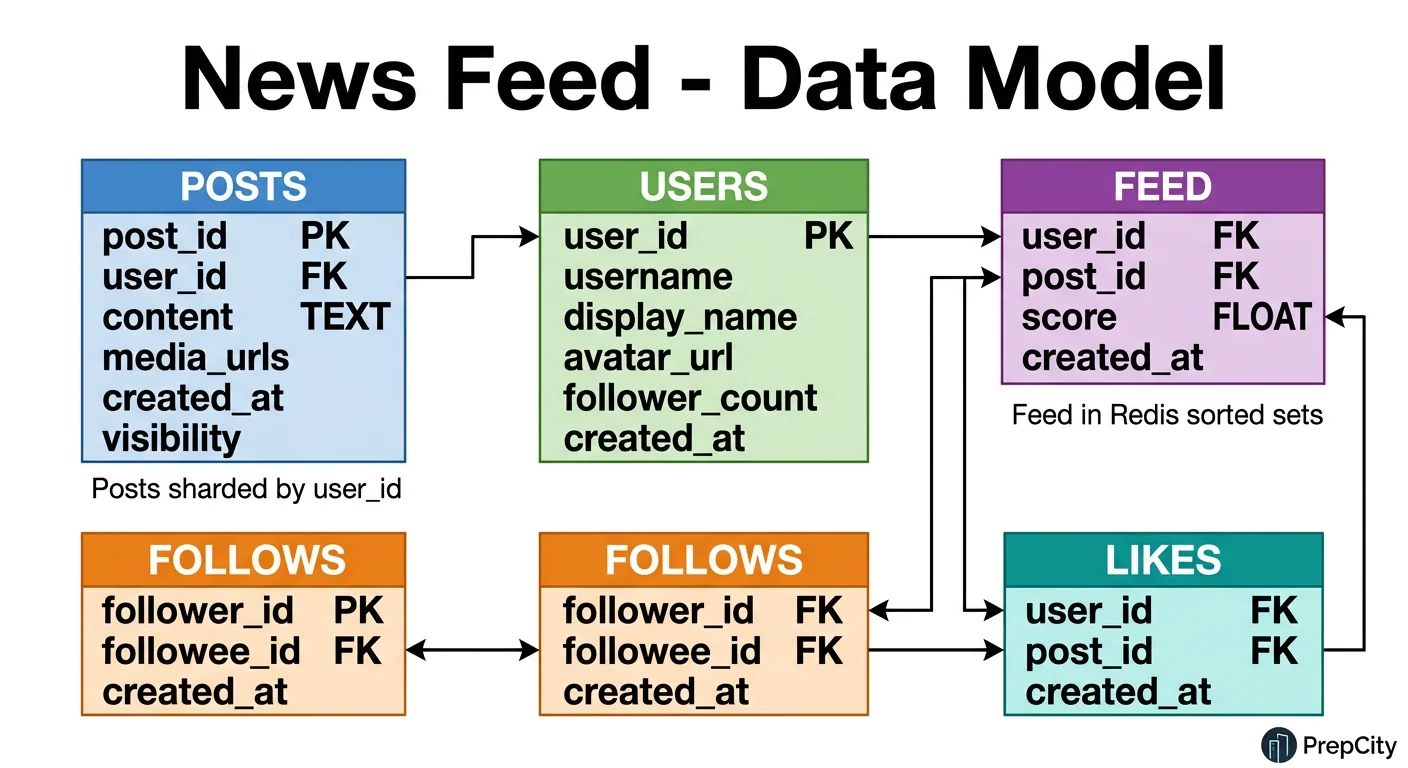 Data Model & Database Design diagram